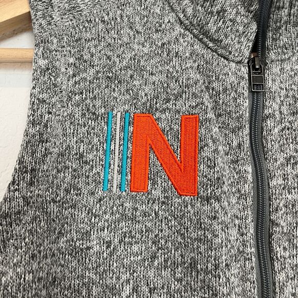 Patagonia Gray Knit Better Sweater Fleece Zip-Up Vest Women's Size XS - Picture 2 of 6